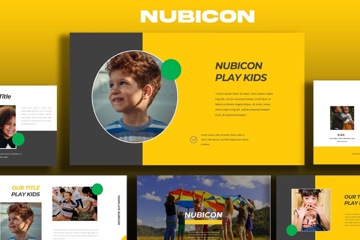 Template Presentasi Kreatif Anak Nubicon