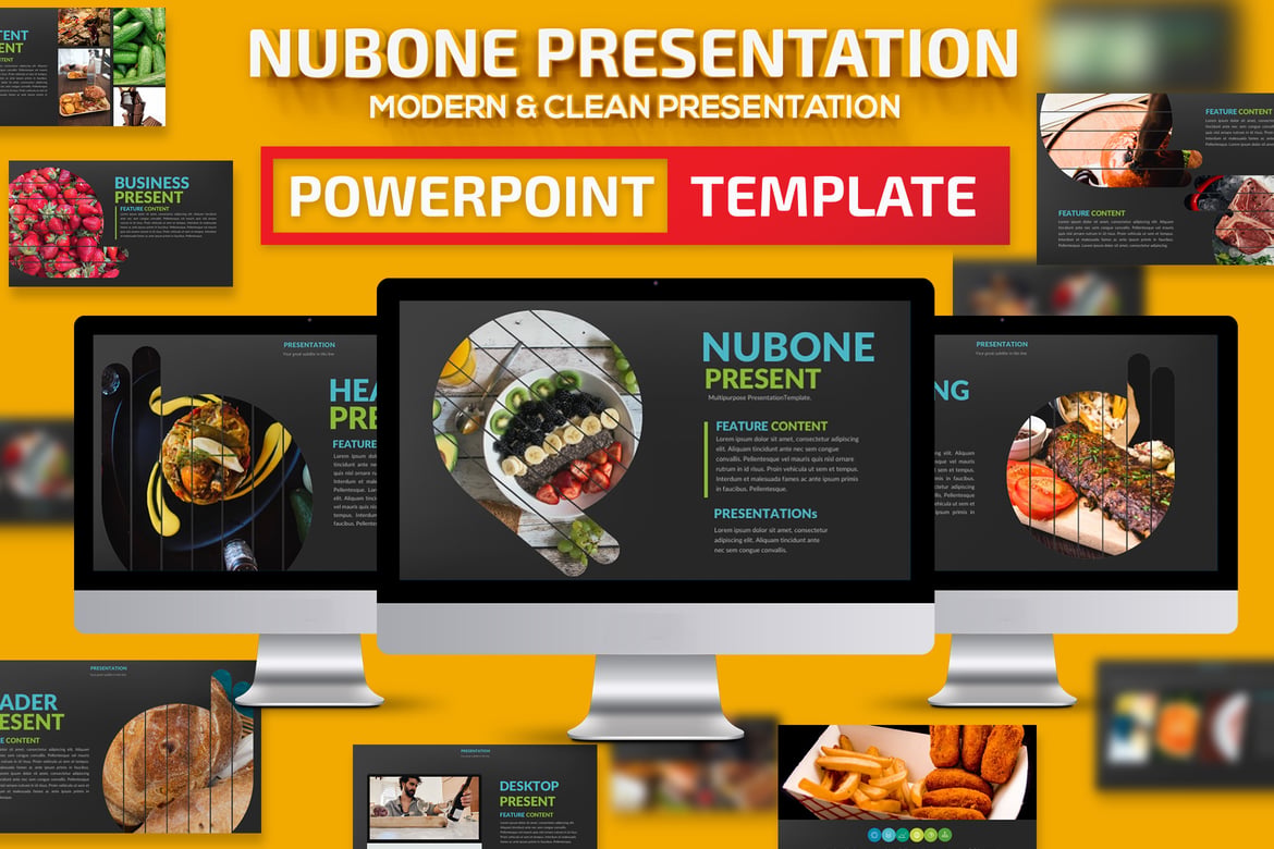 Template Presentasi Powerpoint Nubone yang Menarik dan Interaktif