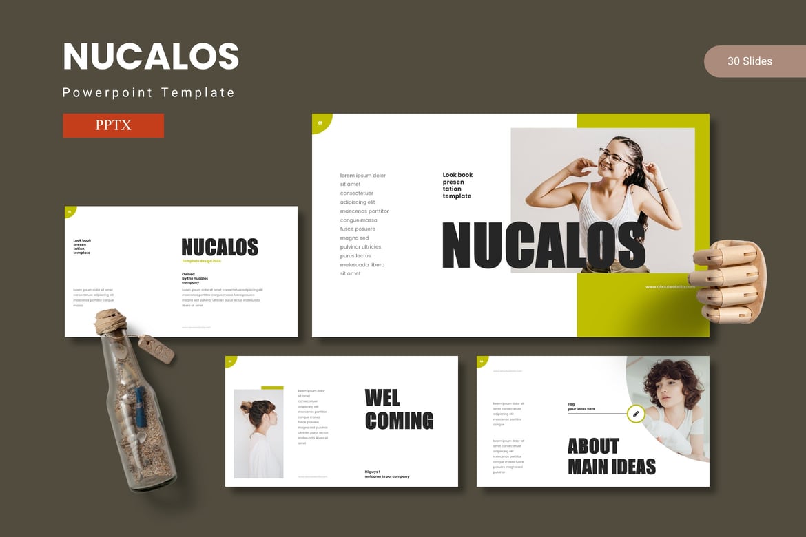 Nucalos - Template PowerPoint Menawan untuk Presentasi Anda