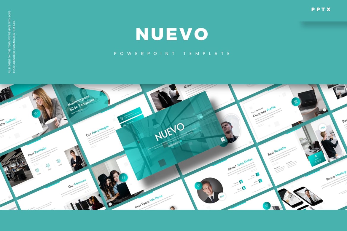 Template Powerpoint Nuevo - Solusi Presentasi Profesional