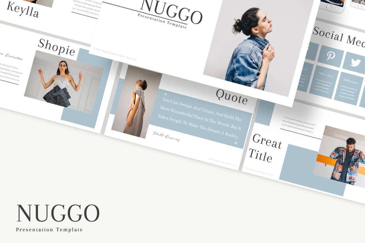 Template Presentasi Nuggo - Powerpoint Modern dan Kreatif