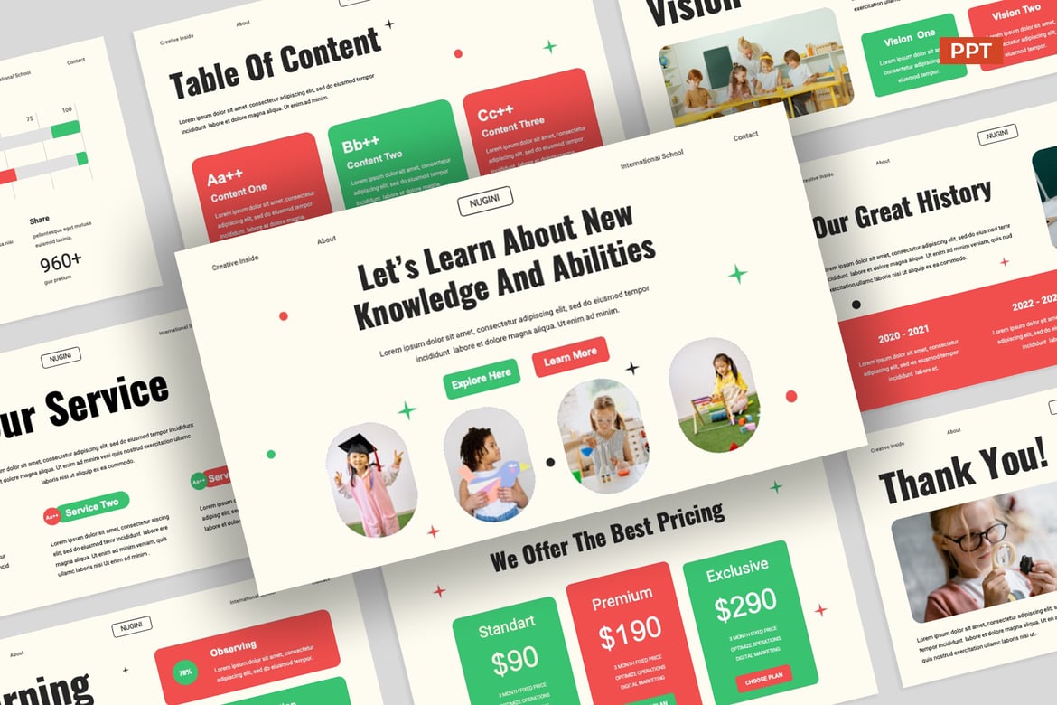 Template PowerPoint Nugini - Solusi Presentasi Kreatif untuk Berbagai Kebutuhan