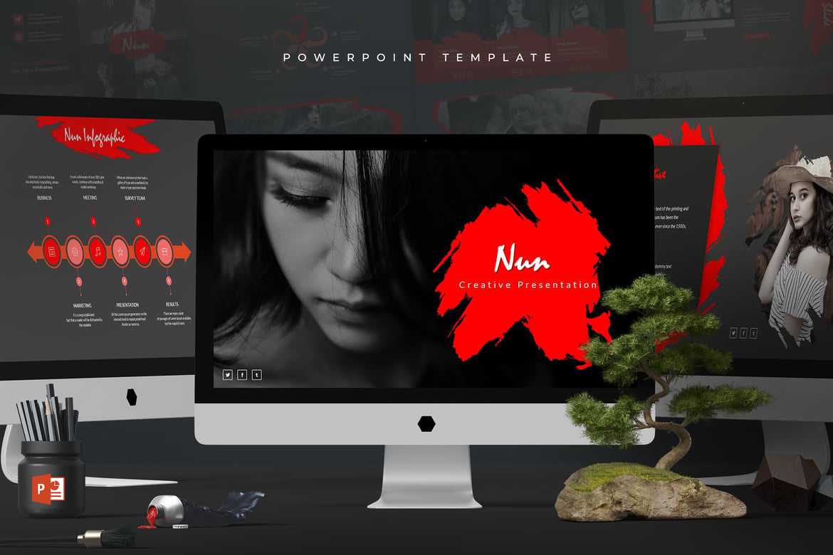 Template Powerpoint Nun - Solusi Kreatif untuk Presentasi Anda