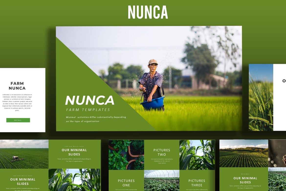 Template Presentasi Botani Modern dan Kreatif