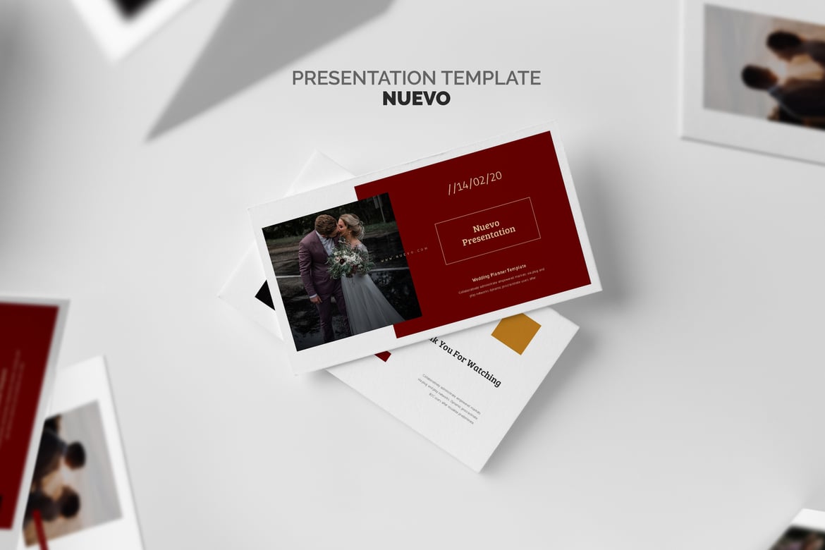 Nuveo: Template PowerPoint Perencana dan Pengatur Pernikahan