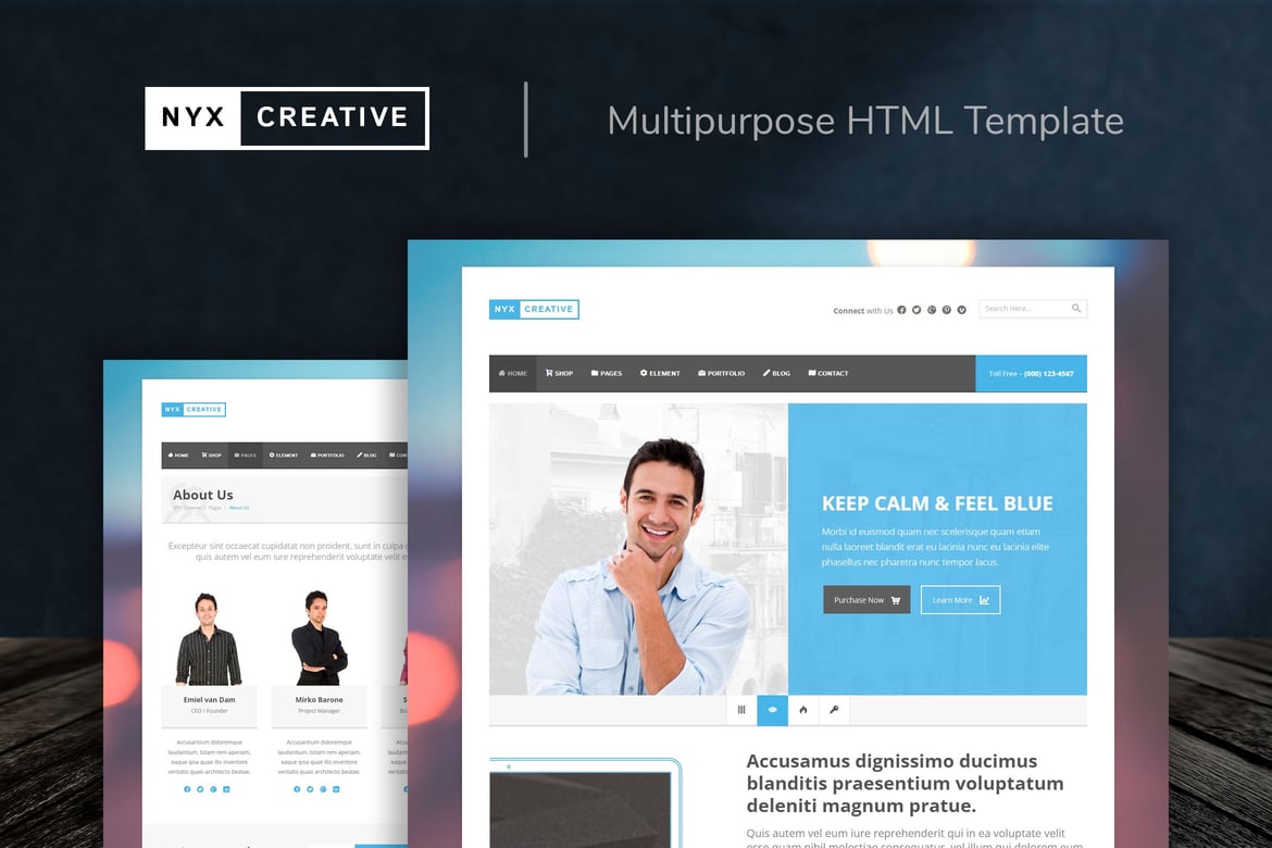 Template Web Serbaguna NYX - Solusi Ideal untuk Berbagai Kebutuhan