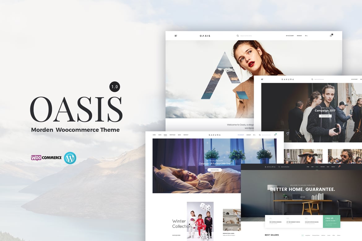 Oasis - Tema WooCommerce Modern untuk Toko Online Anda