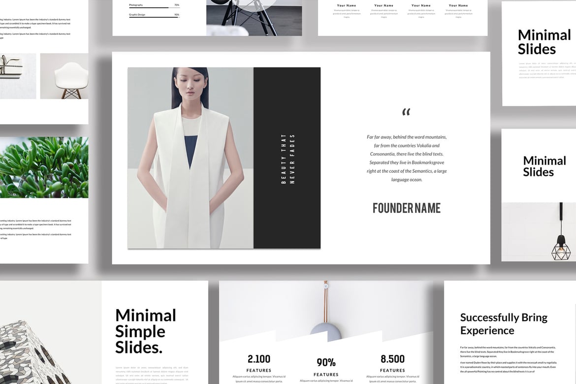 Template Powerpoint Obelix: Presentasi Kreatif dan Minimalis
