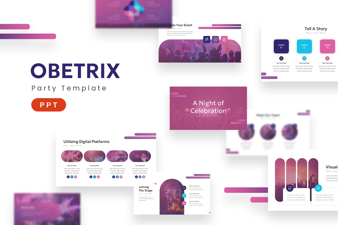 Obetrix - Template Presentasi PowerPoint yang Menarik