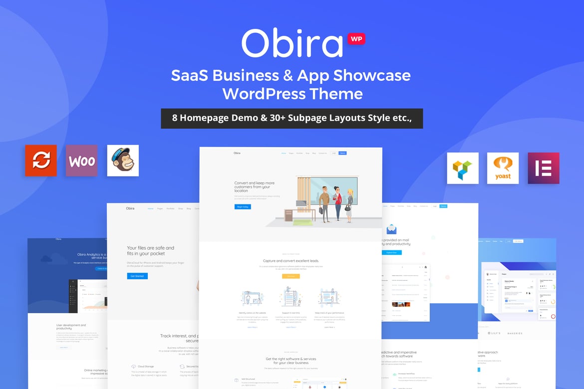 Obira - Tema WordPress untuk Menampilkan Bisnis dan Aplikasi Anda Secara Profesional