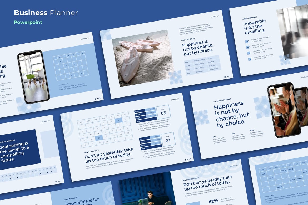 Oblake - Template PowerPoint Perencana Bisnis Profesional