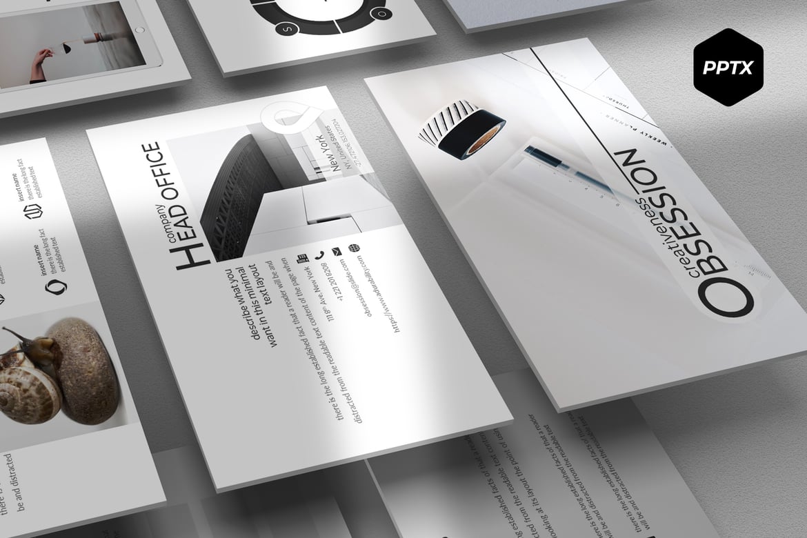 Template PowerPoint Obsession - Solusi Presentasi Multifungsi