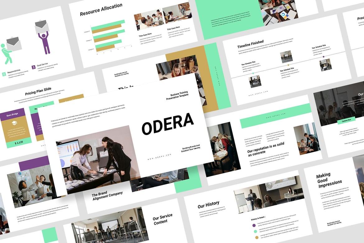 Template PowerPoint Odera: Solusi Mudah untuk Presentasi Menarik