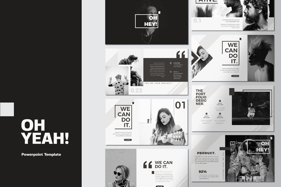 Template Powerpoint Oh Yeah: Solusi Presentasi Profesional Anda