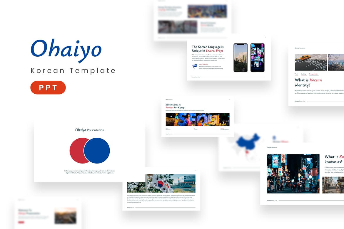 Template Presentasi PowerPoint Ohaiyo yang Menarik dan Profesional