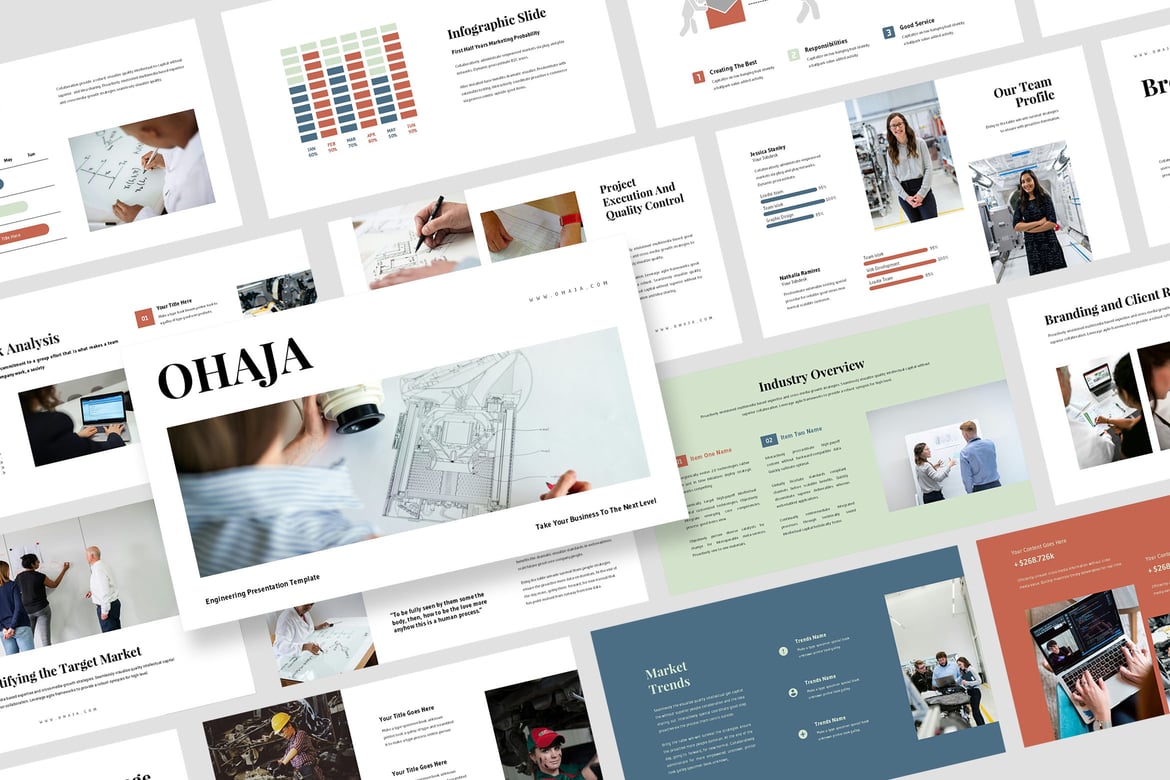 Template PowerPoint Ohaja: Solusi Presentasi Profesional
