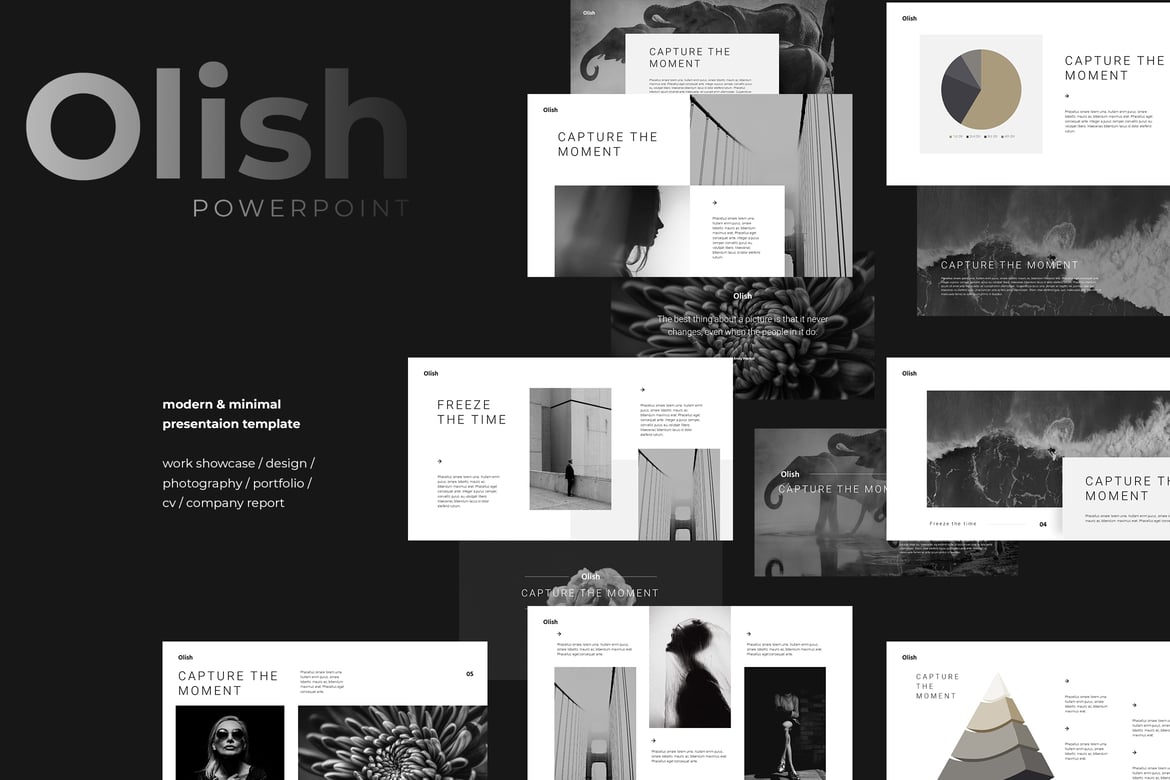 OLISH - Template Powerpoint Elegan dan Minimalis untuk Semua Kebutuhan