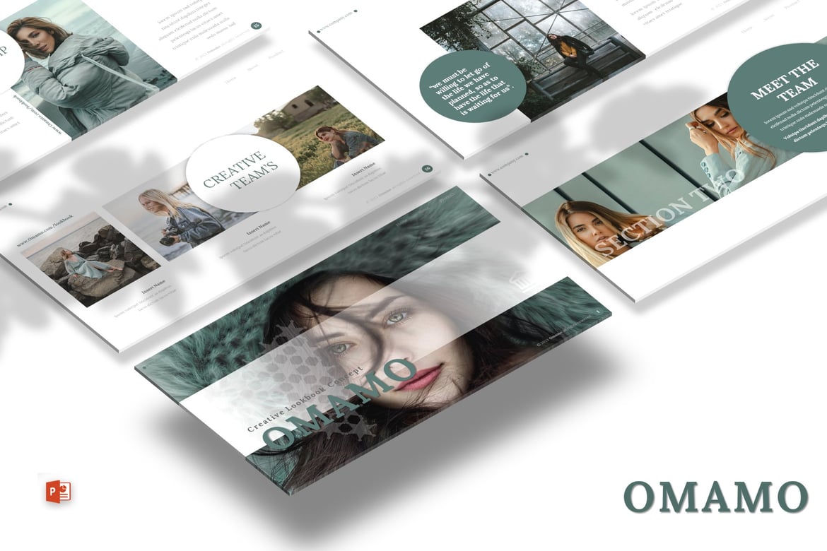 Omamo - Template Presentasi PowerPoint Modern dan Menarik
