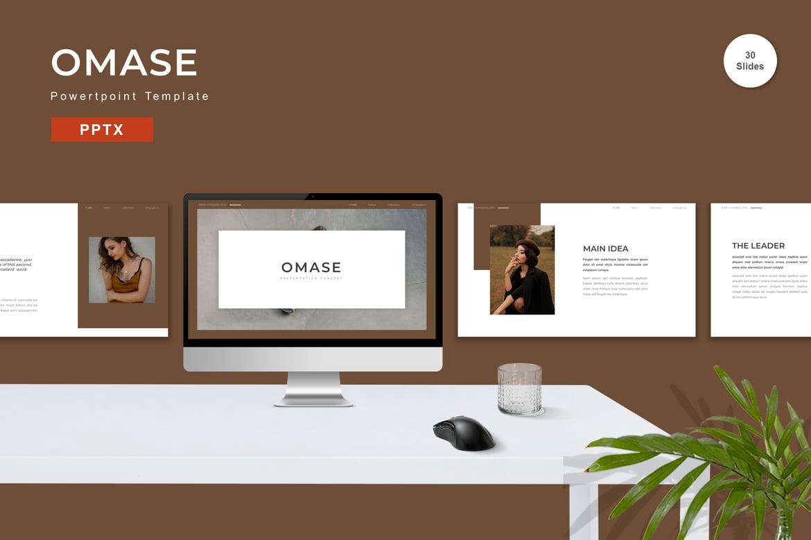 Omase - Template PowerPoint Profesional untuk Presentasi Menarik