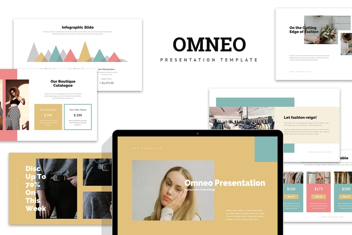 Omneo: Template PowerPoint Fashion yang Menarik