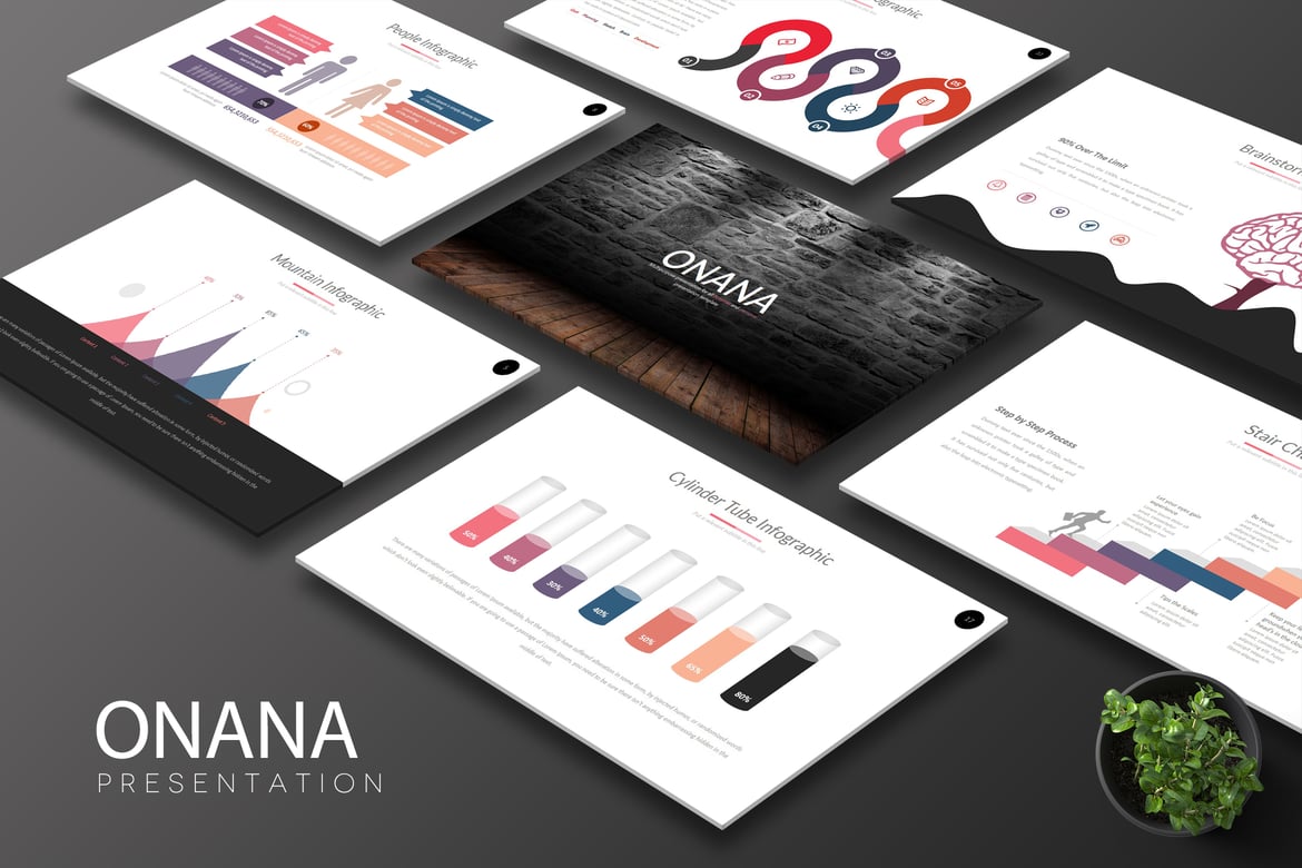 Template PowerPoint Onana: Slide Kreatif untuk Presentasi Profesional