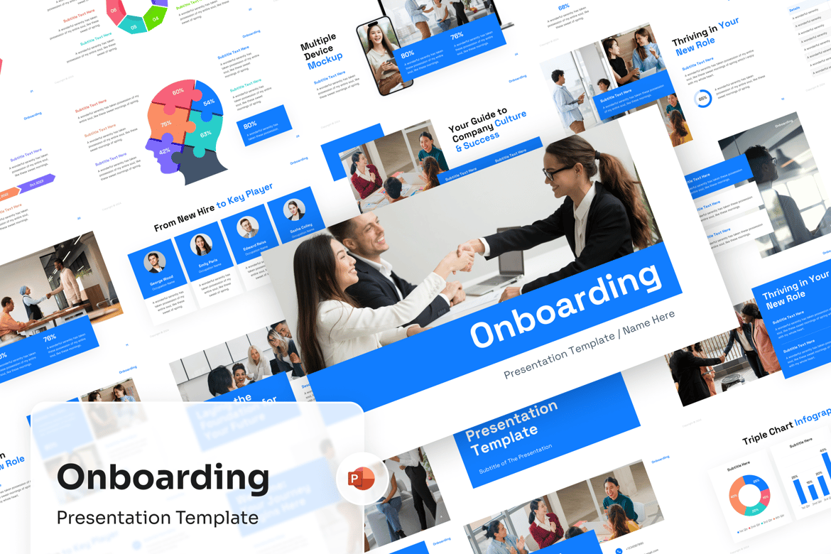Template PowerPoint Onboarding yang Menarik