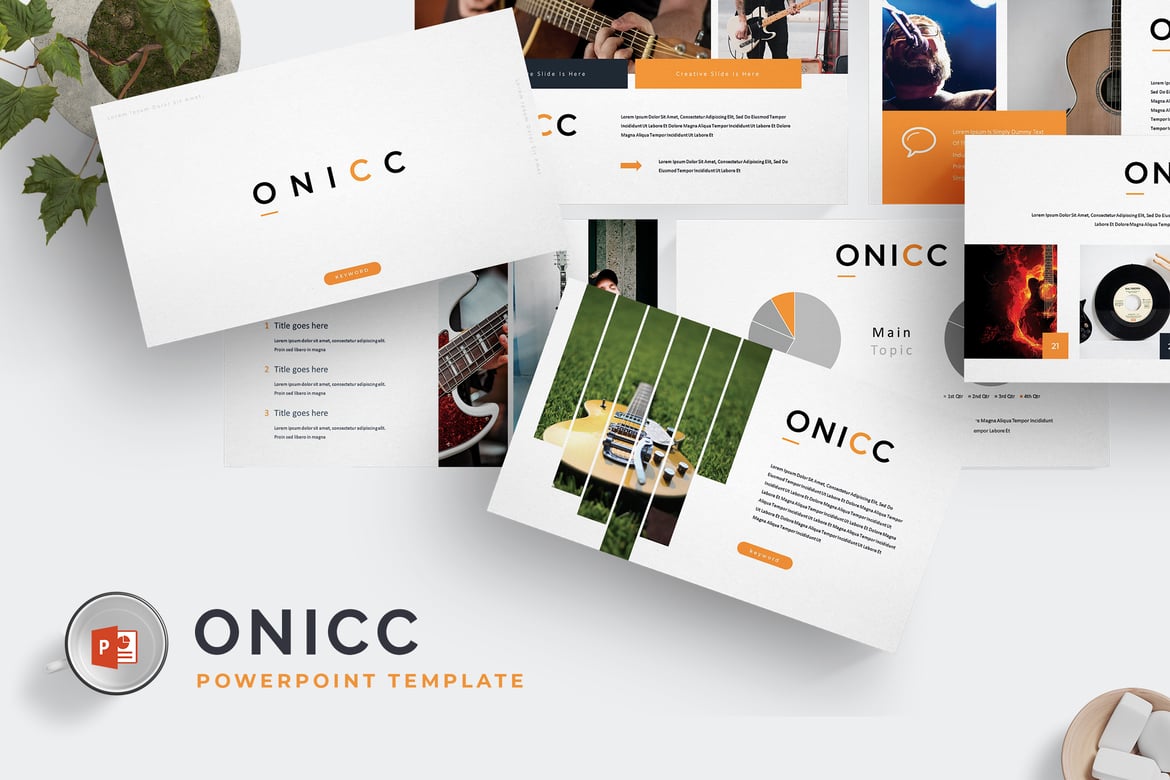 Onicc - Template PowerPoint Menarik untuk Semua Kebutuhan Anda