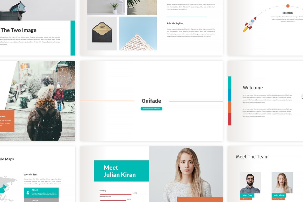 Template Powerpoint Onifade: Desain Modern dan Minimalis untuk Presentasi Anda