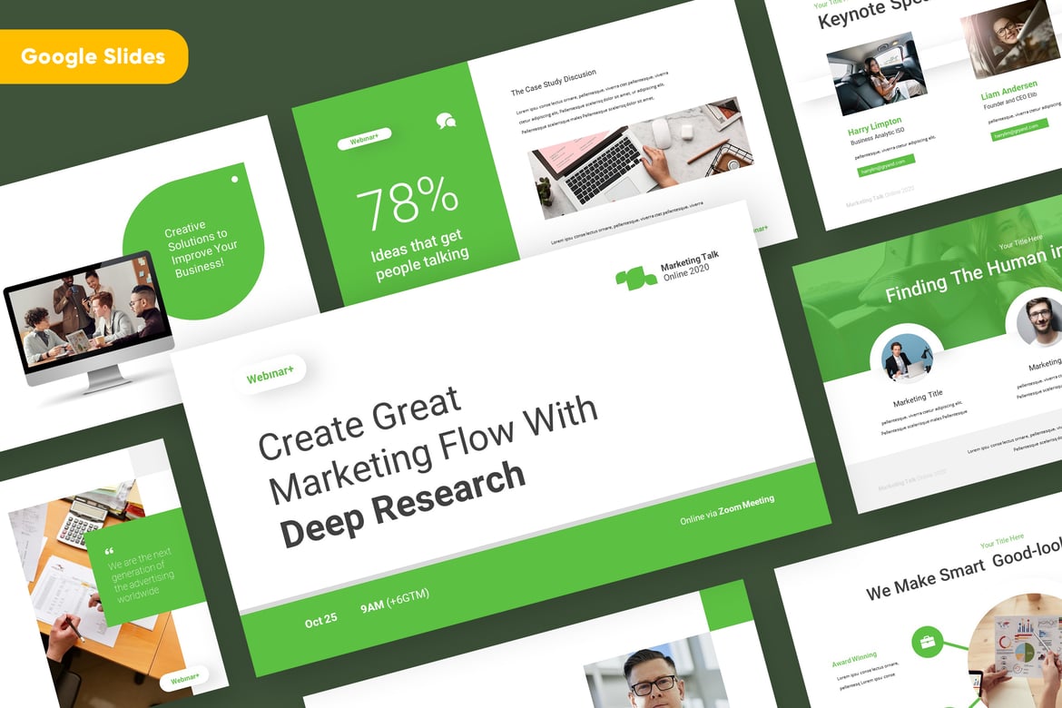 Template Presentasi Online PowerPoint dan Google Slides yang Profesional