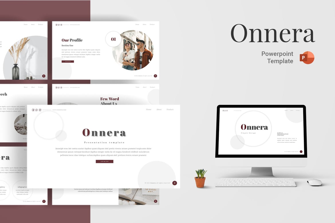 Onnera - Template PowerPoint Menarik dan Serbaguna