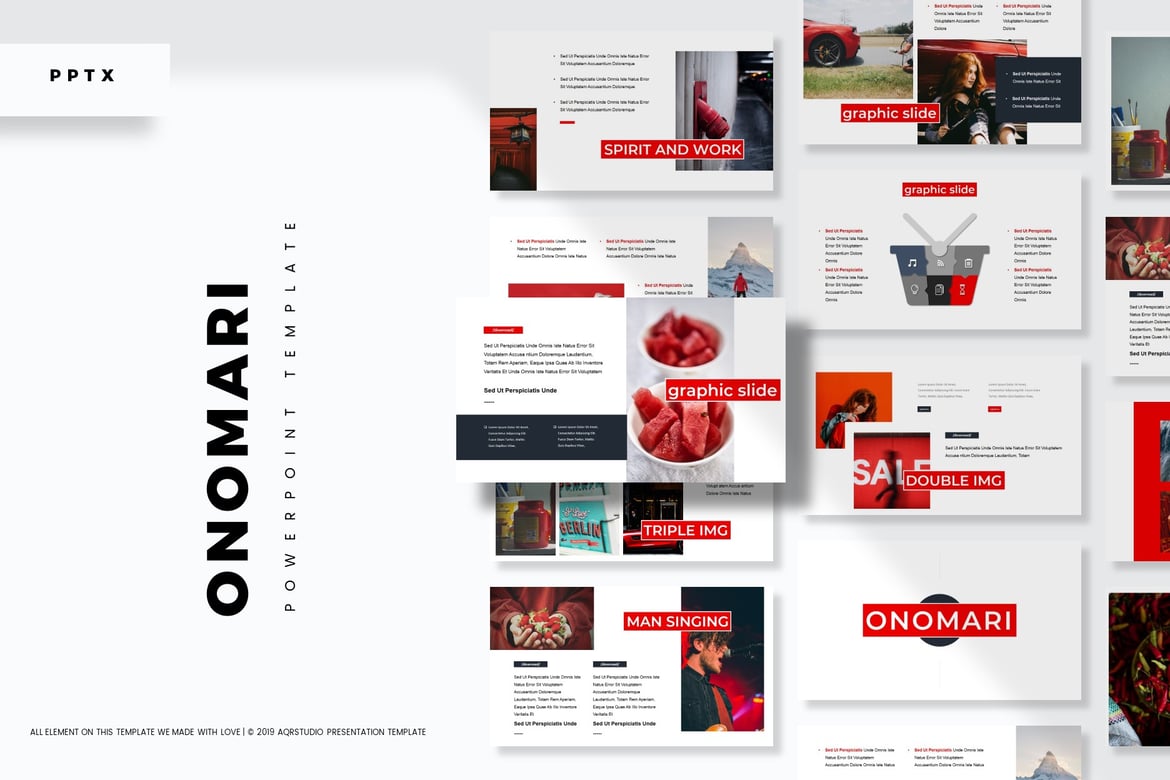 Onomari - Template Powerpoint Serbaguna yang Menarik