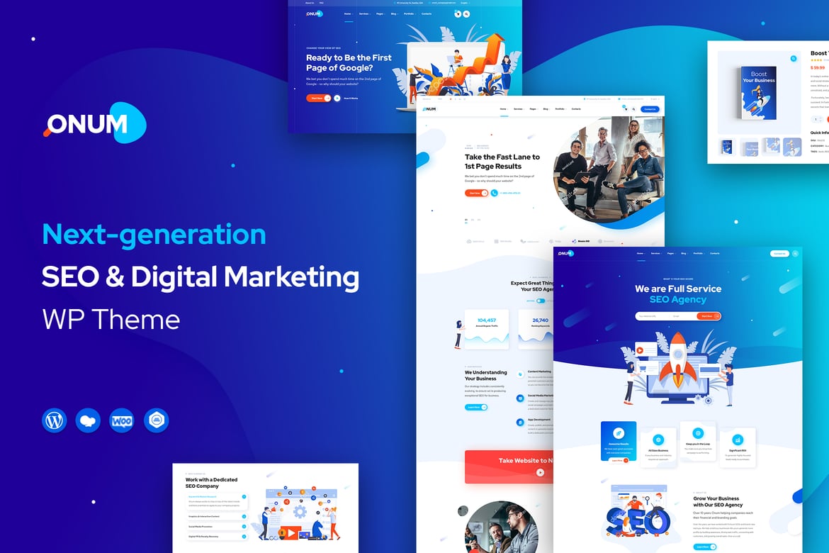 Onum - Tema WordPress SEO & Pemasaran Profesional untuk Bisnis Anda