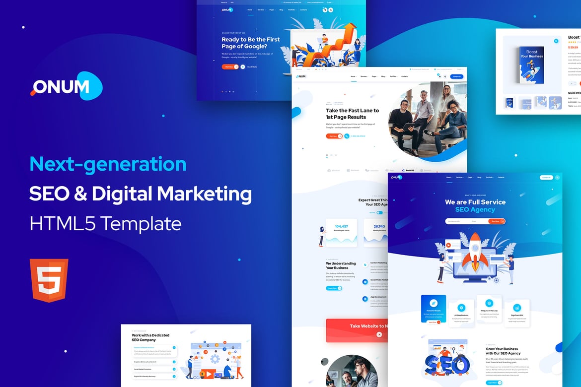 Template Website Onum - Solusi SEO & Pemasaran Modern