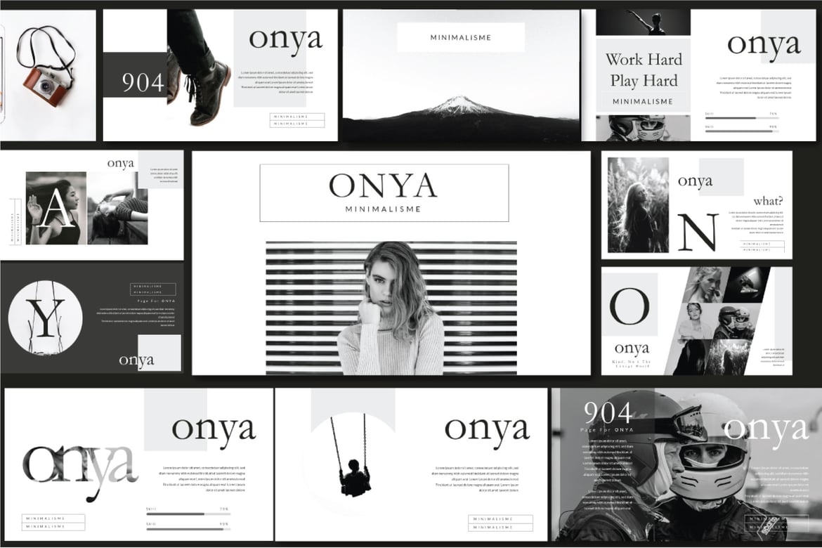 Template Powerpoint Onya Kreatif yang Modern dan Profesional