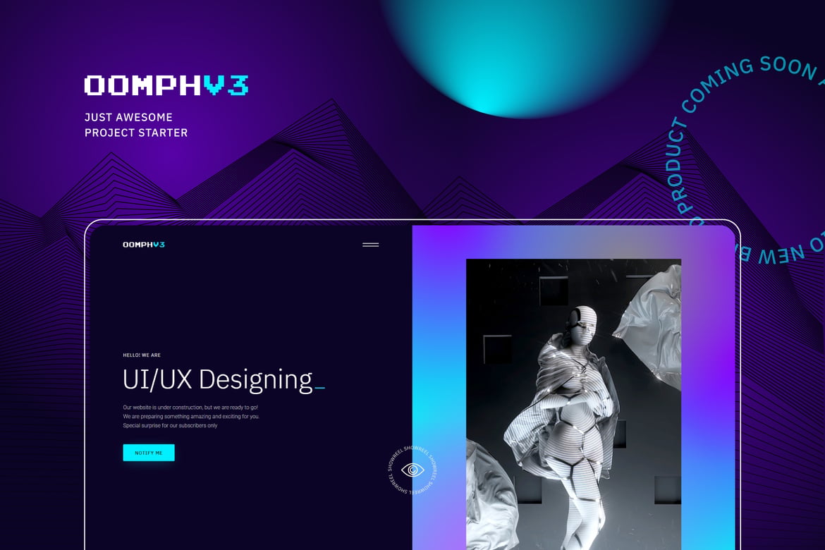 Template Website Oomph - Segera Hadir & Halaman Landing yang Menarik