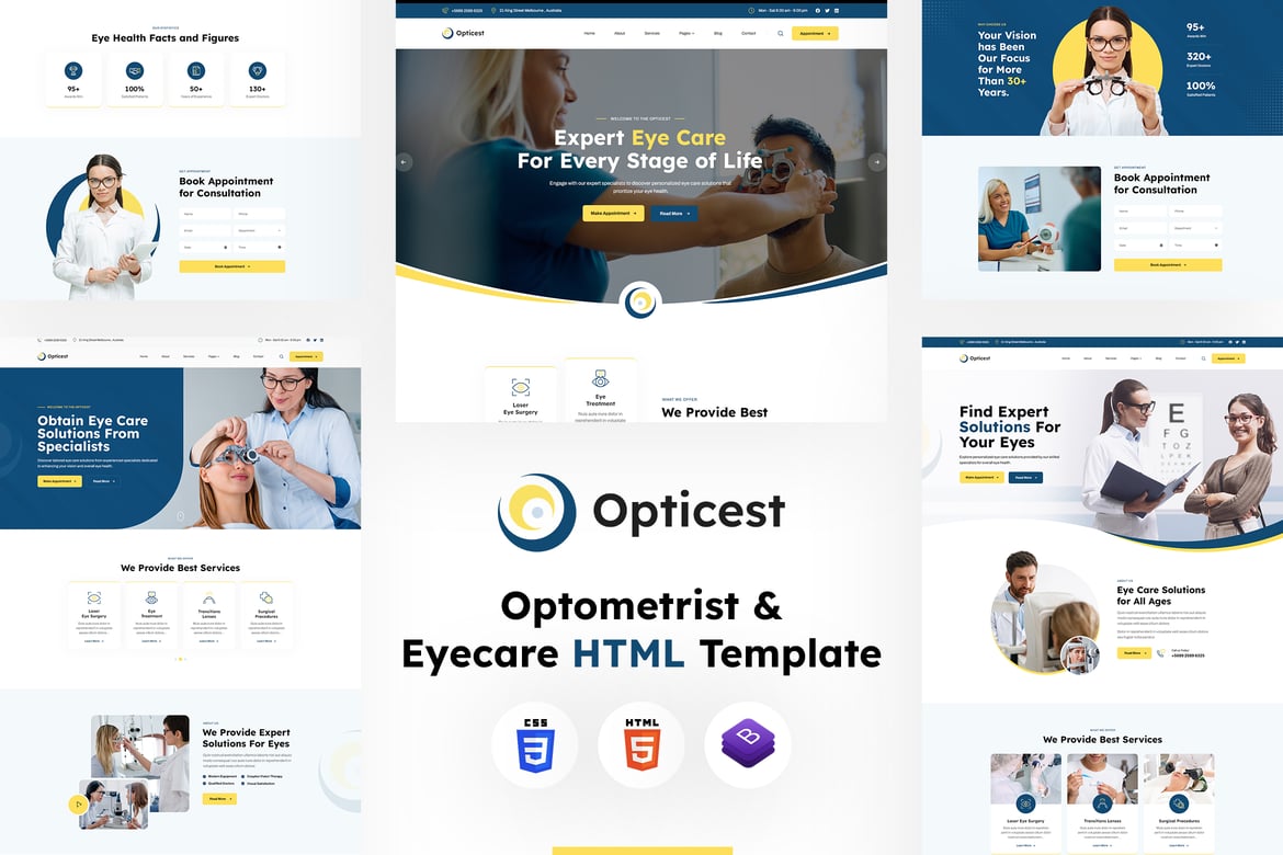 Opticest | Template Website Optometri dan Perawatan Mata yang Menakjubkan