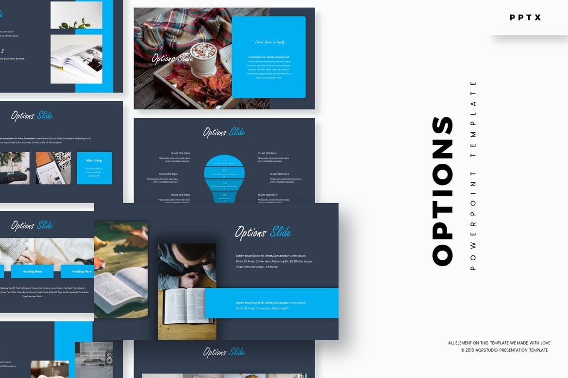 Template Powerpoint Multifungsi - Pilihan Warna Menarik