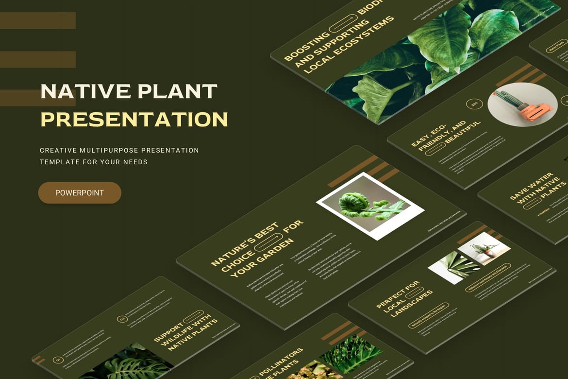 Template PowerPoint Opulance - Presentasi Berkelas dengan 5 Variasi Warna