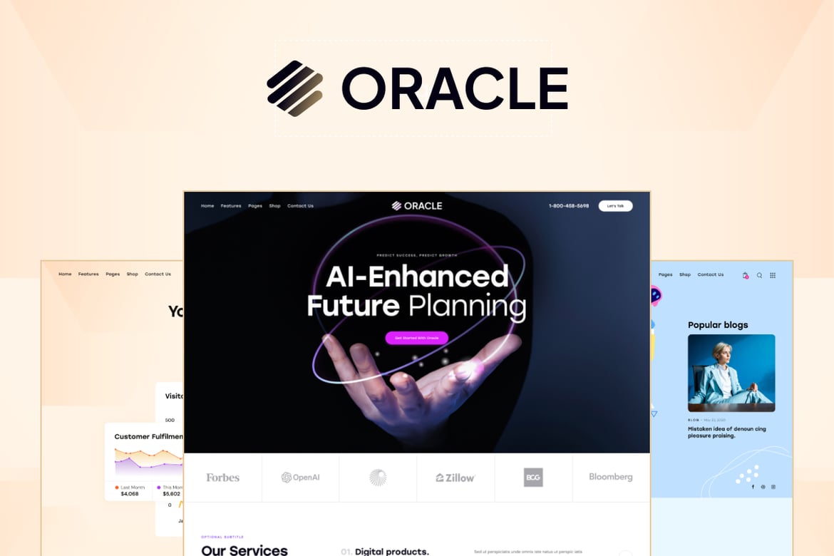 Tema WordPress Oracle: Solusi Ideal untuk Startup dan Bisnis Anda