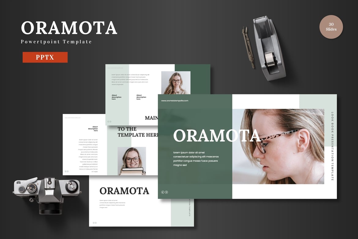 Oramota - Template PowerPoint Menarik dan Profesional