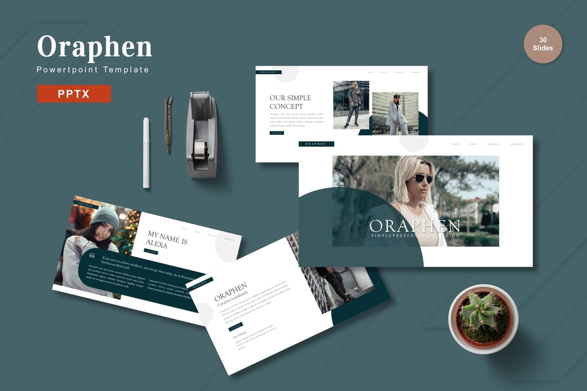 Oraphen - Template Powerpoint yang Menginspirasi