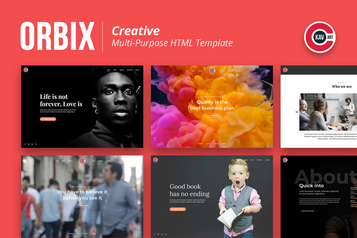 Orbix - Template Web Kreatif Serbaguna untuk Segala Kebutuhan