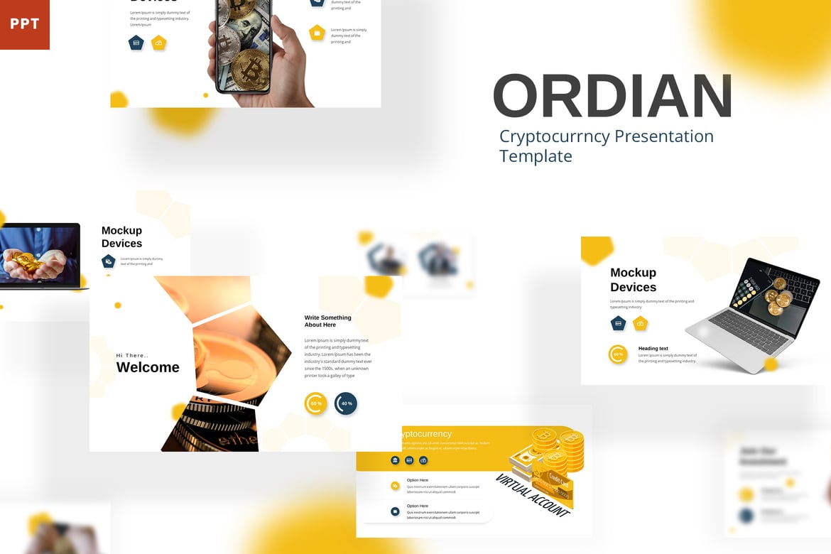 Template Presentasi Crypto Ordian yang Menarik dan Profesional