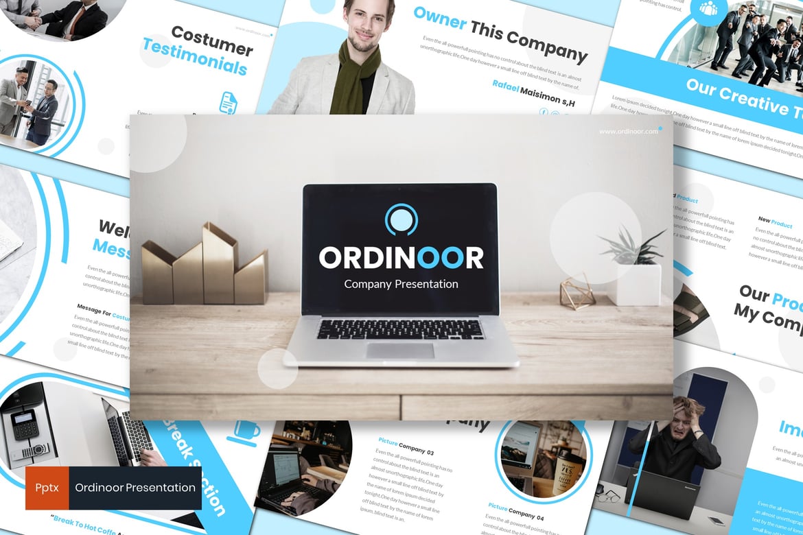 Template Presentasi Ordinoor - Kreatif dan Minimalis untuk Semua Kebutuhan