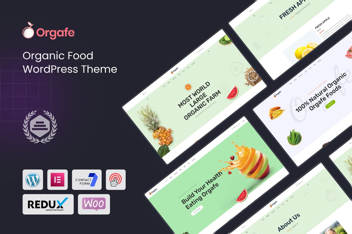 Orgafe - Tema WordPress Makanan Organik yang Menarik