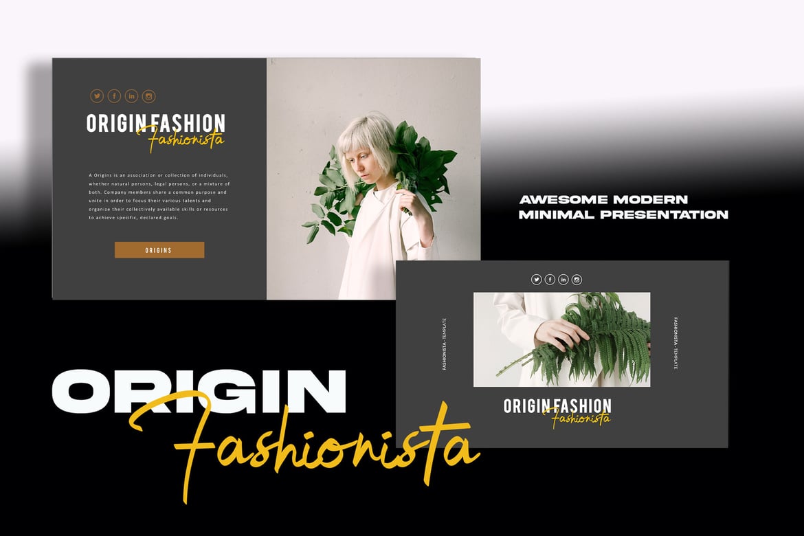 Template Powerpoint Modern dan Stylish untuk Presentasi Anda