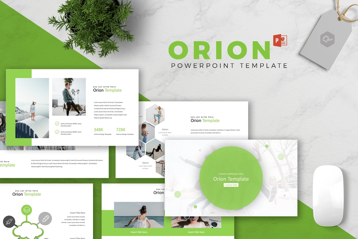 Template PowerPoint ORION - Solusi Presentasi Bisnis yang Menarik