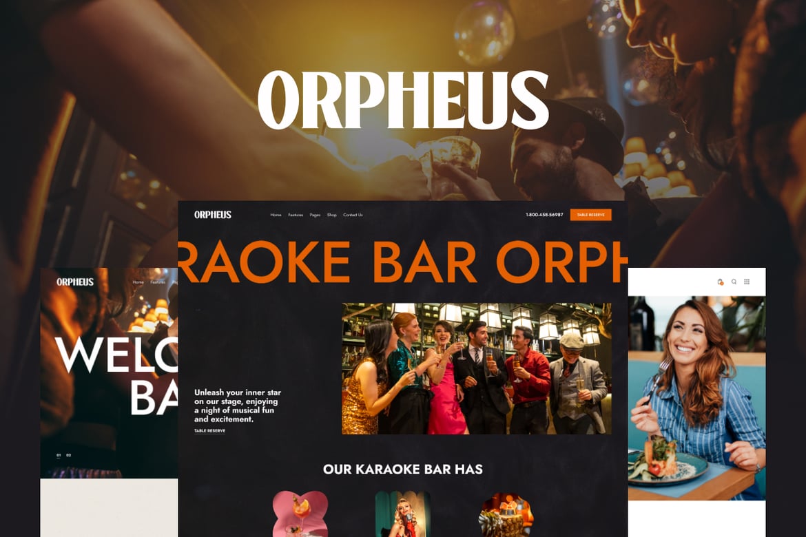 Orpheus: Tema WordPress Modern untuk Klub Malam, Konser, dan Festival