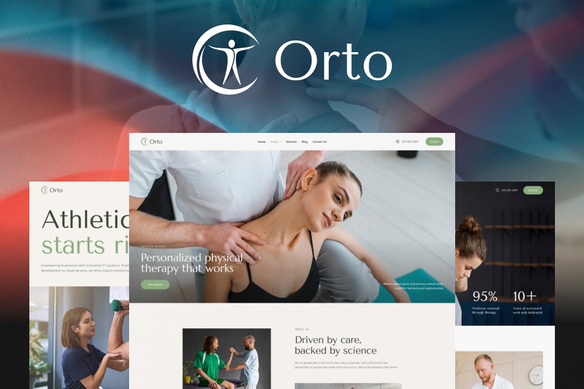 Tema WordPress Modern untuk Physiotherapy dan Rehabilitasi: Orto