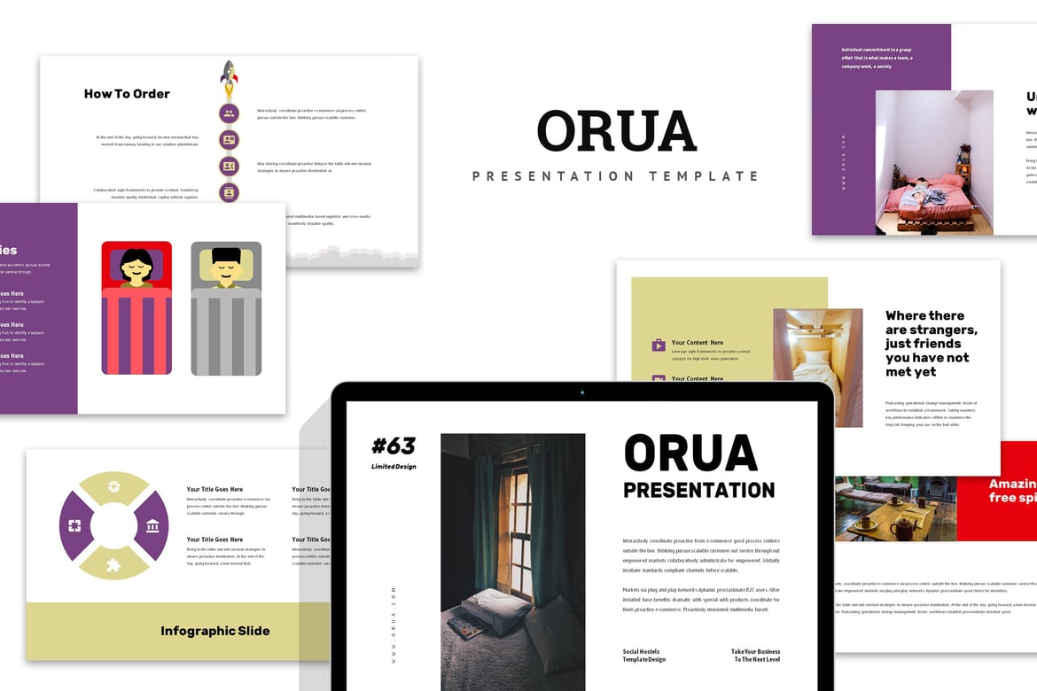Template Powerpoint Orua: Solusi Cerdas untuk Presentasi Dormitory Business